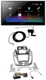 Pioneer DAB MP3 Bluetooth 2DIN USB Autoradio für Ford Transit 12-18 Display Conn