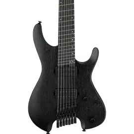 Ibanez QX527B Standard 7-String Electric Guitar, Ebony, Weathered Black