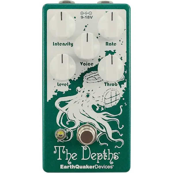 Педаль эффектов для электрогитары EarthQuaker Devices The Depths V2 Optical Vibe