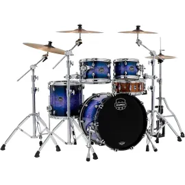 Mapex Saturn VI Fusion 4Piece Shell Pack with 20" Bass Drum Cobalt Burst