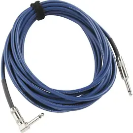 Инструментальный кабель Lava Blue Demon Instrument Cable Straight to Right Angle Blue 20 ft.