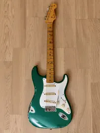 Электрогитара Fender Stratocaster Pre-CBS Green Sunburst w/case USA 1958