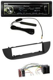 Автомагнитола для Fiat 500 (с 2007) Pioneer MP3 USB CD DAB AUX чёрная