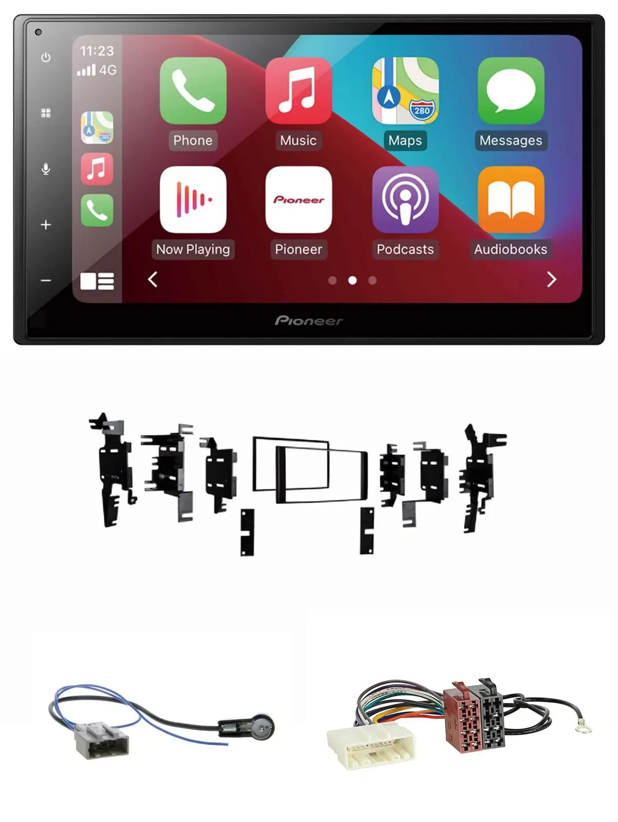 Pioneer USB MP3 DAB 2DIN Bluetooth Autoradio für Nissan Tiida Versa C11 2007-201