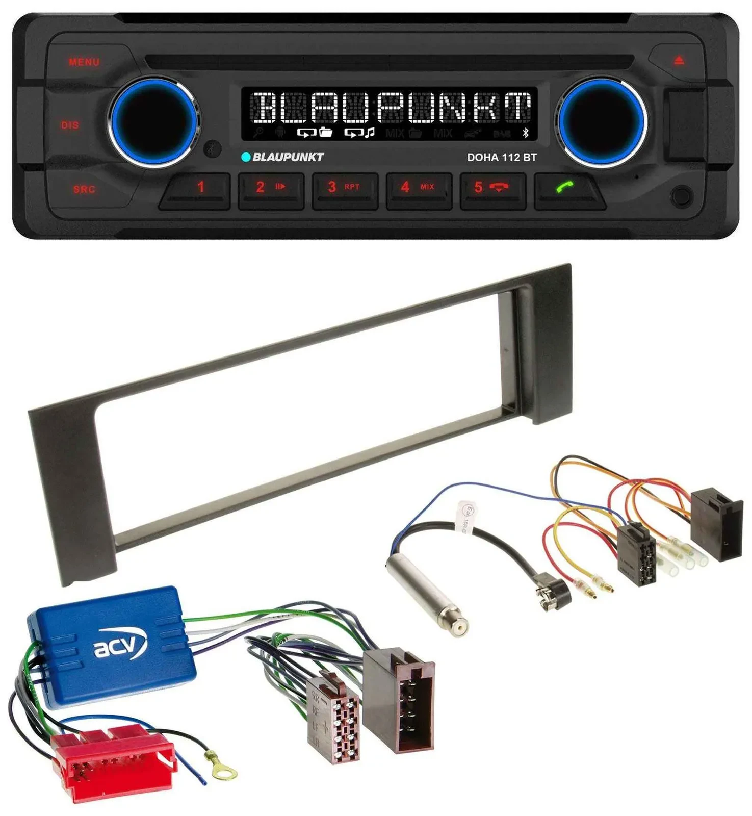Blaupunkt AUX MP3 CD Bluetooth USB Autoradio für Audi A4 B6 00-04 Aktivsystem Mi