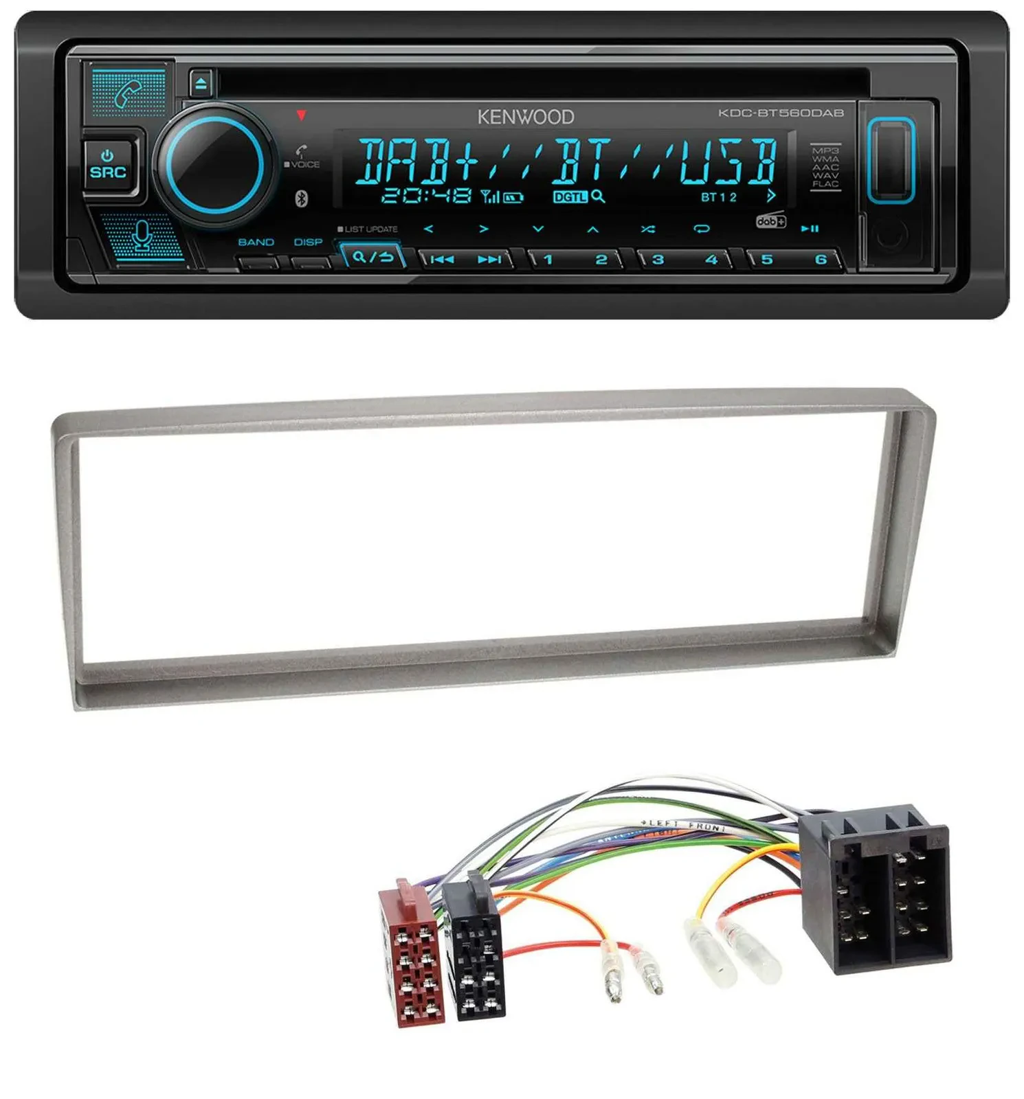 Kenwood Bluetooth DAB CD MP3 USB Autoradio für Alfa Romeo 156 (2003-2005)