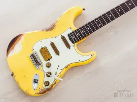 2024 Fender Custom Shop Alley Cat Stratocaster Heavy Relic SSH Superstrat, Case