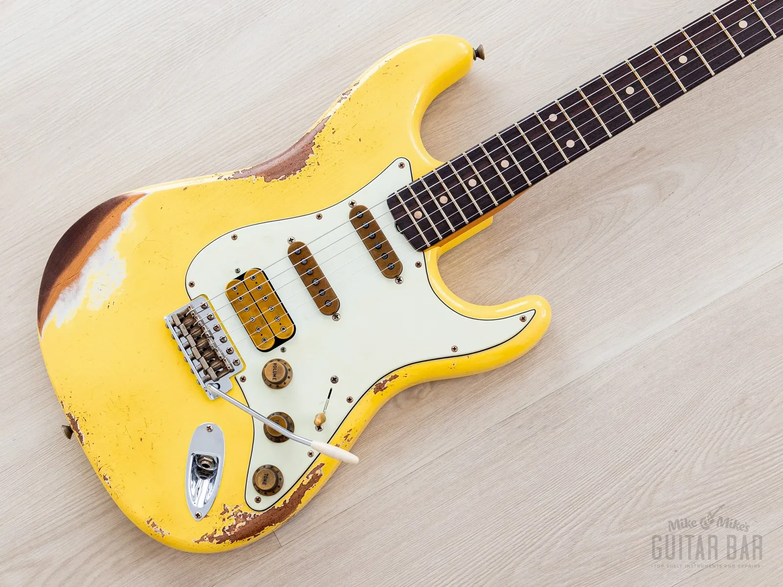 2024 Fender Custom Shop Alley Cat Stratocaster Heavy Relic SSH Superstrat, Case