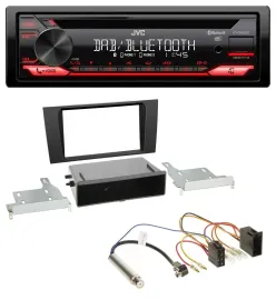 JVC CD DAB USB Bluetooth MP3 Autoradio für Audi A4 (B5 1999-2001) Symphony