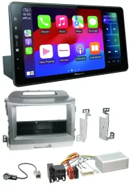 Pioneer Bluetooth DAB Lenkrad USB Autoradio für Kia Sportage 3 10-15 Navi silber