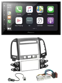 Pioneer MP3 Bluetooth DAB 2DIN USB Autoradio für Hyundai Santa Fe 3 Schalter 06-