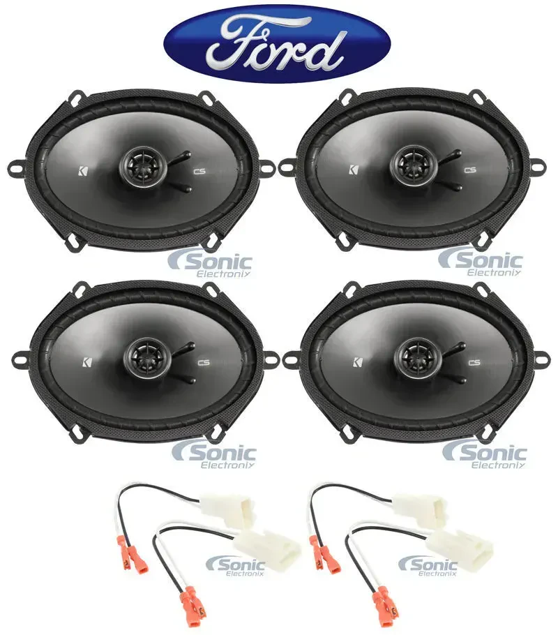 Динамики для автомобиля Kicker 43CSC684 6x8" (набор, Front+Rear) для Ford F-650/750 2011–2015