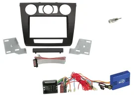 Radioeinbauset CAN-Bus Doppel DIN Autoradio für BMW 1er E81 82 87 88 schwarz