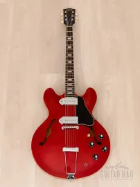 Электрогитара полуакустическая Gibson ES-330 TDC Hollowbody P90 Sparkling Burgundy w/case USA 1968