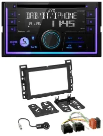 JVC MP3 USB 2DIN DAB Bluetooth CD Autoradio für Chevrolet Opel GT 07-09