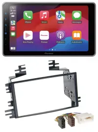 Pioneer MP3 USB DAB Bluetooth 2DIN Autoradio für Kia Rio Rio5 Sportage Hyundai A