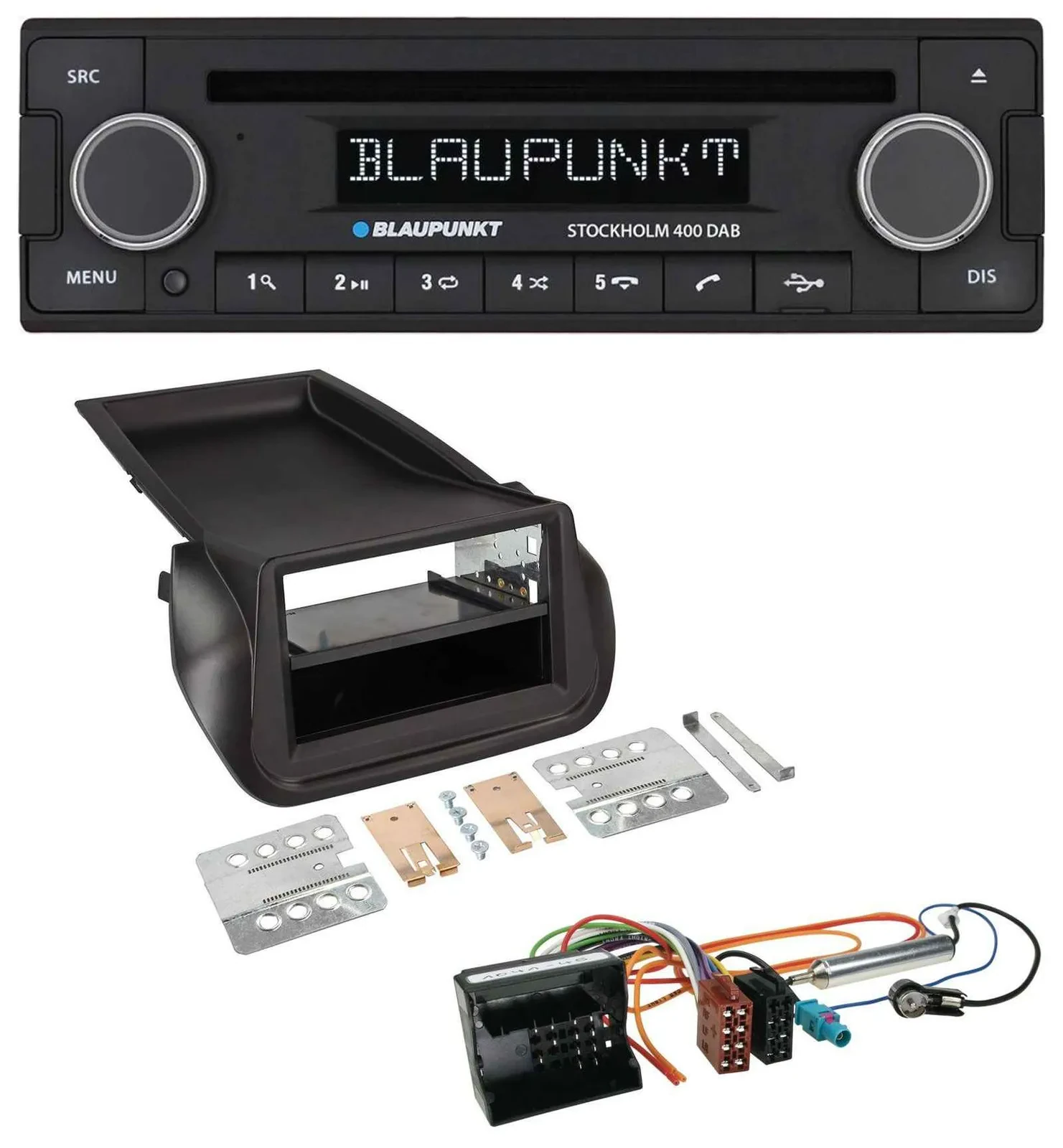 Автомагнитола Blaupunkt CD USB Bluetooth DAB MP3 для Citroen Nemo/Peugeot Bipper