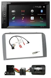 Pioneer Bluetooth Lenkrad USB 2DIN DAB DVD Autoradio für Alfa Romeo 147 GT 04-10
