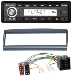 Continental USB 1DIN AUX DAB MP3 Autoradio für Alfa Romeo Spider GTV 1994-2005