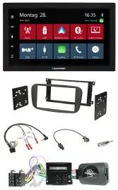 Blaupunkt Lenkrad Bluetooth DAB 2DIN USB Autoradio für Ford S-Max Mondeo Can-Bus