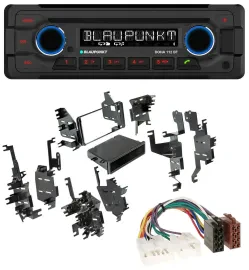 Blaupunkt AUX MP3 CD Bluetooth USB Autoradio für Toyota Highlander Matrix RAV 4
