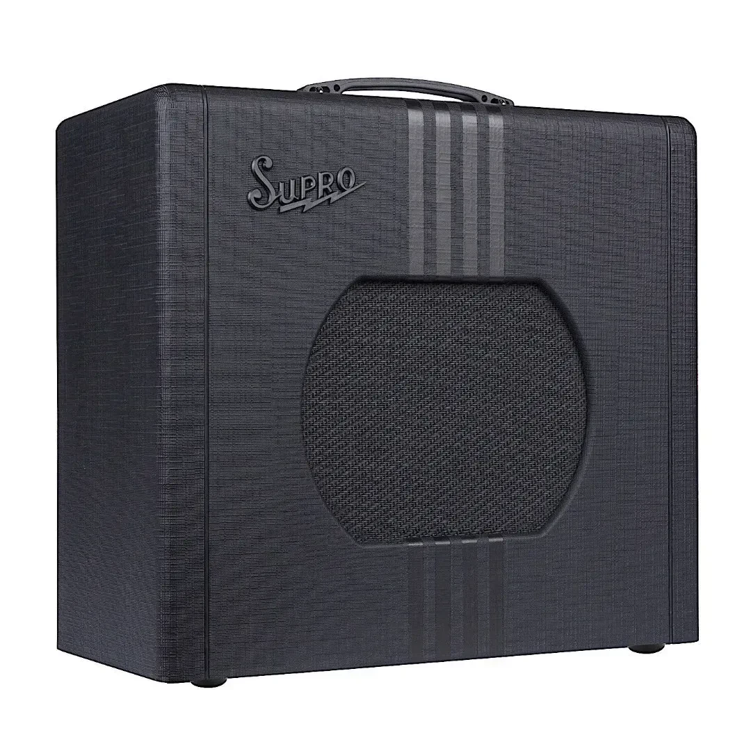 Supro Delta King 10 5 Watt 1 x 10" Tube Combo Amp - Black/Black Stripes demo