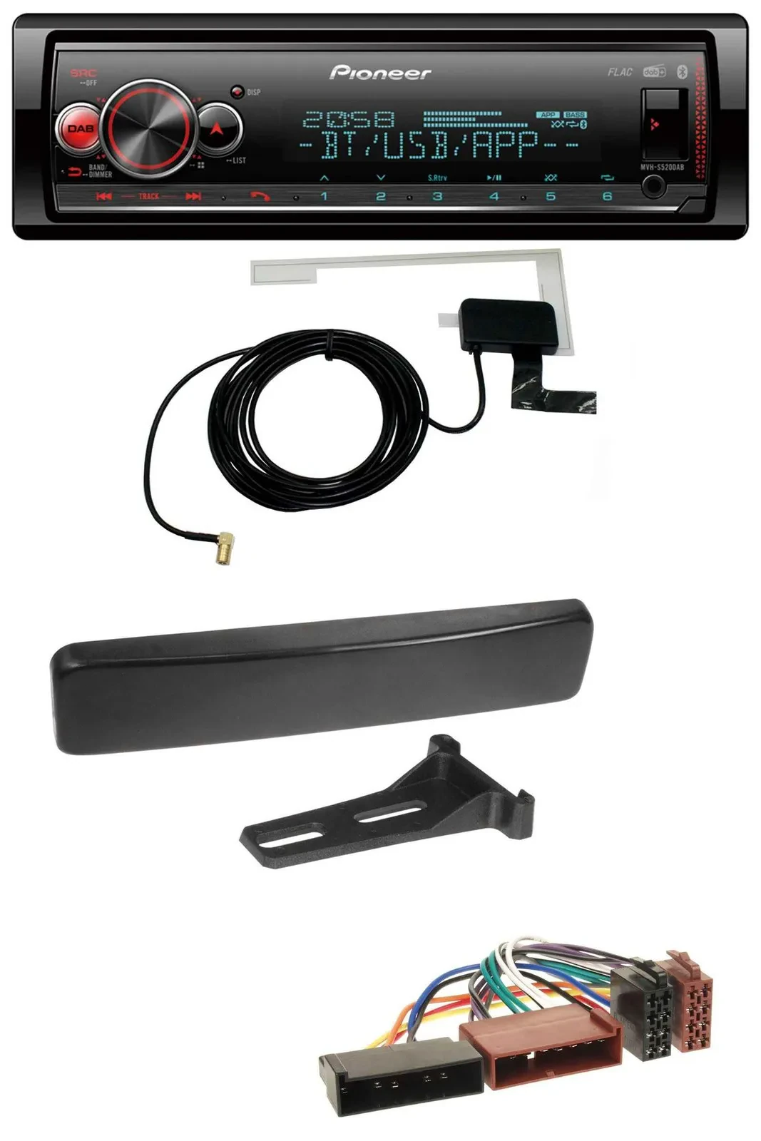 Pioneer Bluetooth DAB USB MP3 Autoradio für Ford Puma Cougar Fiesta Focus Mondeo