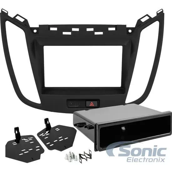 Metra 99-5833B Single/Double DIN Install Dash Kit for 2013+ Ford Escape Vehicles