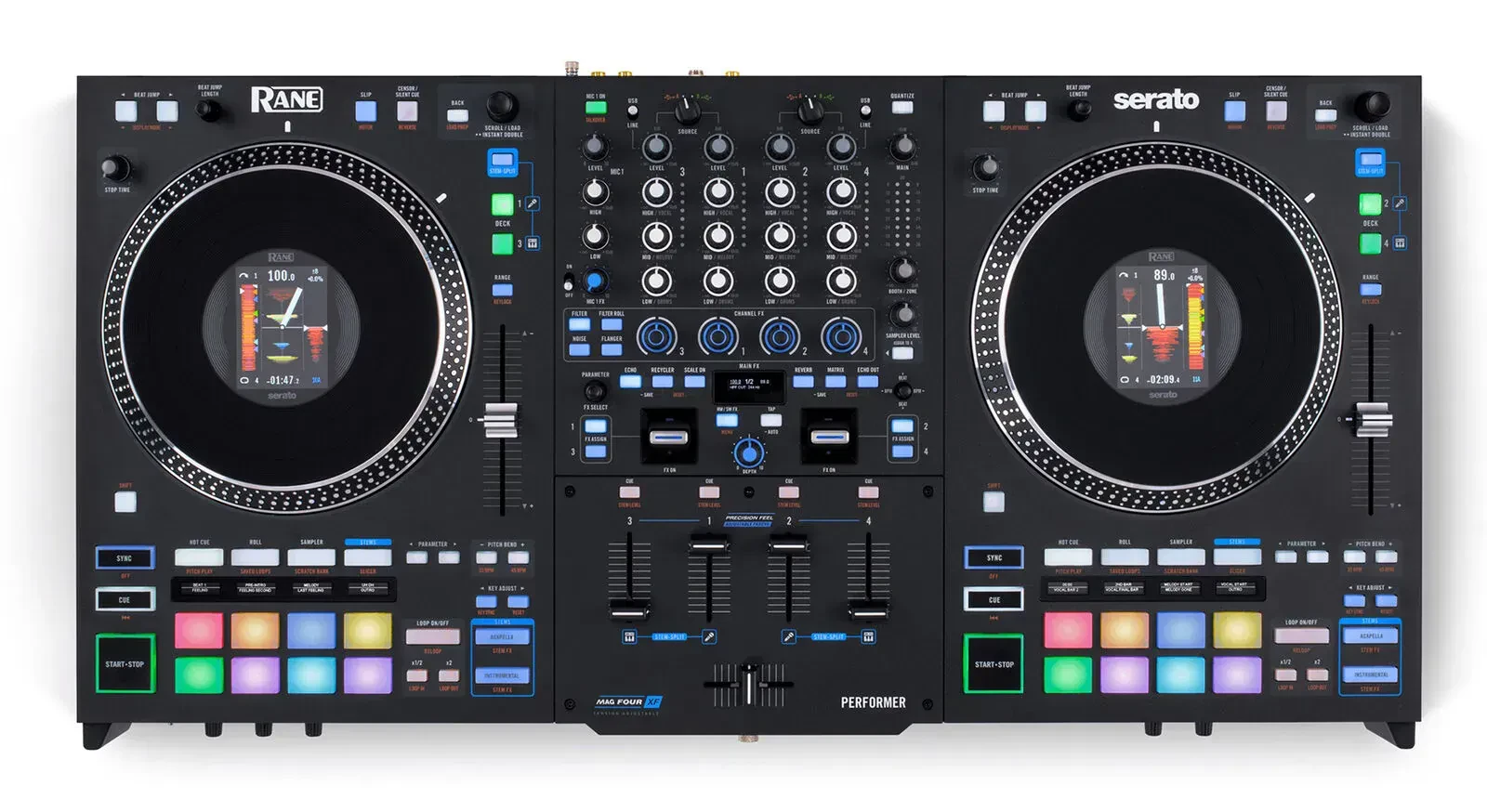 DJ-контроллер с джогом Rane Performer 4 Black