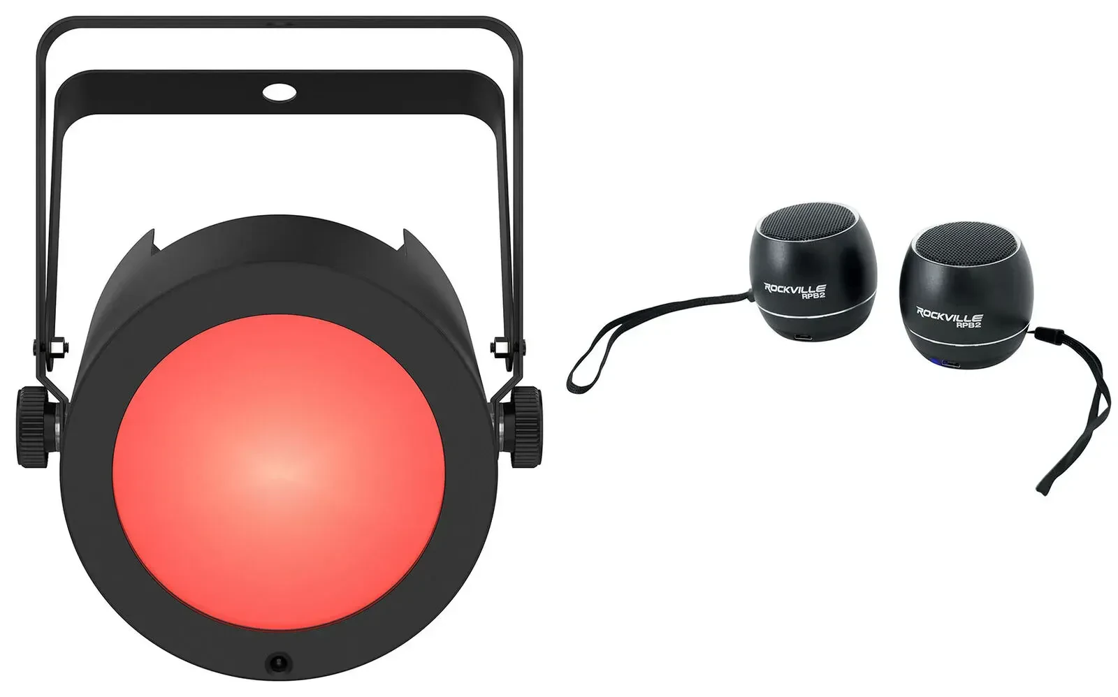 Прибор смены цвета Chauvet DJ COREpar Q60 ILS RGBA COB LED D-Fi USB DMX с Bluetooth-колонкой