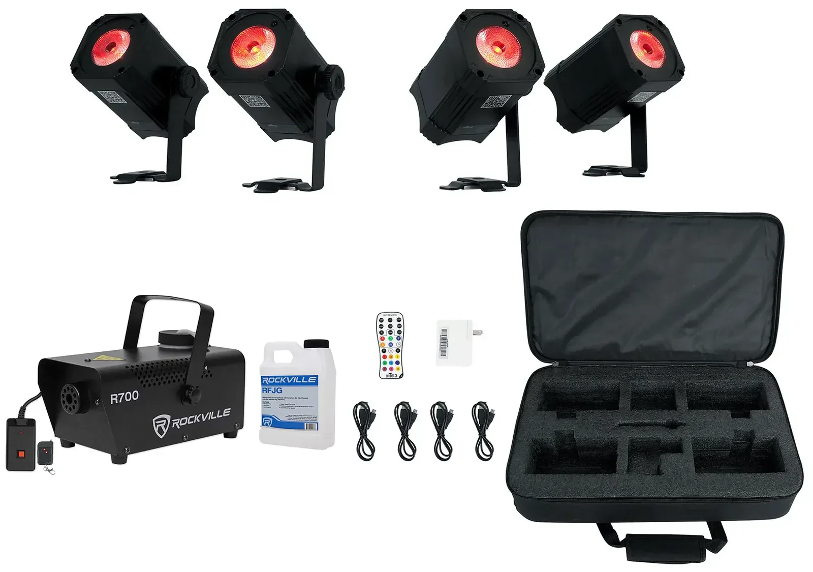 Комплект светового оборудования Chauvet DJ EZlink Par Q1BT + R700