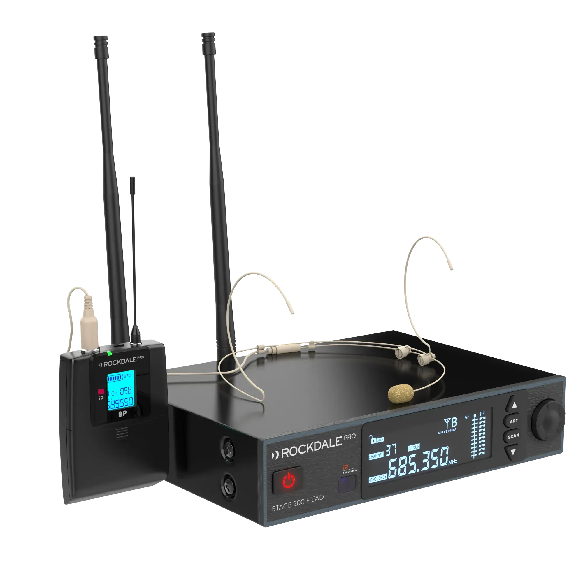 Микрофонная радиосистема Rockdale Pro Stage 200 Head