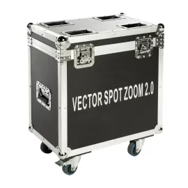 Tour Case 2x Spot Zoom 2.0, Maßgefertigt, Moving Heads, Zubehör, Holz, Schwarz