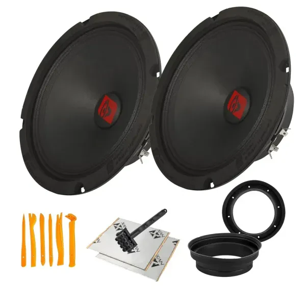 Cerwin-Vega CVP8 170W RMS 8” Coaxial Car Speaker + Accessories