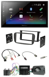 Pioneer USB Bluetooth DAB 2DIN Lenkrad Autoradio für Ford Focus C-Max Galaxy ab