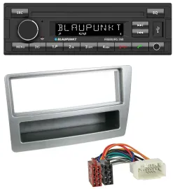 Автомагнитола для Honda Civic 2004–2006 Blaupunkt Bluetooth MP3 USB AUX серебристый