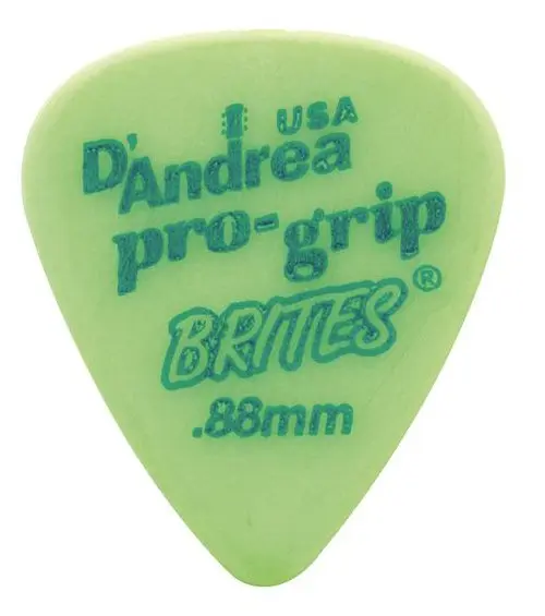 Медиаторы D'Andrea ProGrip Brites RPGB351.88MH, 72 штуки, 0.88 мм