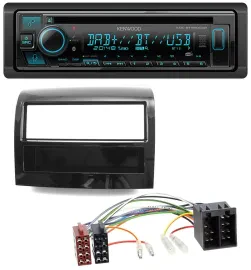 Kenwood Bluetooth DAB CD MP3 USB Autoradio für Fiat Ducato 2011-2021 piano schwa