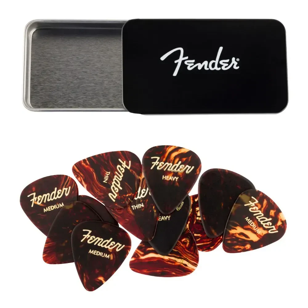 Медиаторы Fender 019-8351-071 Vintage Mix Celluloid Tortoise (12 штук)