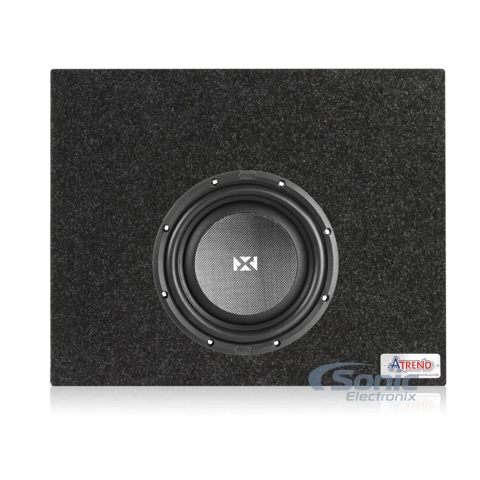 Сабвуфер пассивный NVX SMW10D4 малой глубины, двойная катушка 4 Ом, с корпусом