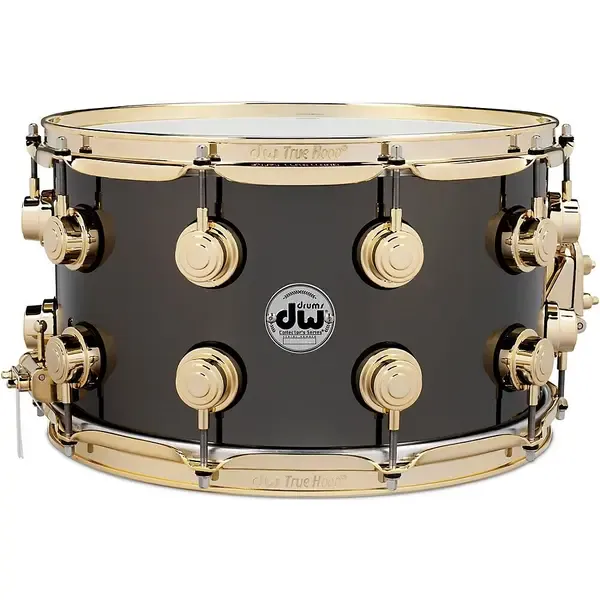 Малый барабан DW Collector's Brass 14x8 Black Nickel