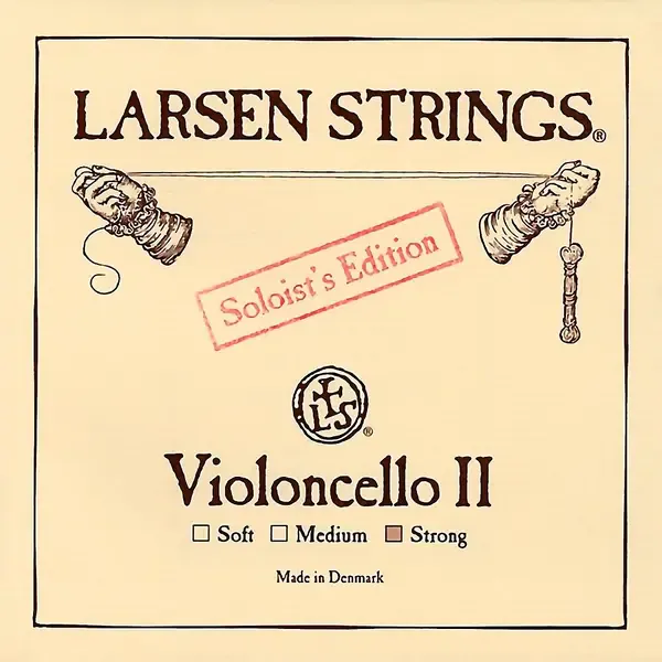 Одиночная струна для виолончели Larsen Strings Soloist Edition Cello D String 4/4 Size Heavy Steel Ball End