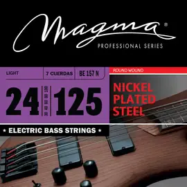 Струны для 7-струнной бас-гитары 24-125 Magma Strings BE157N