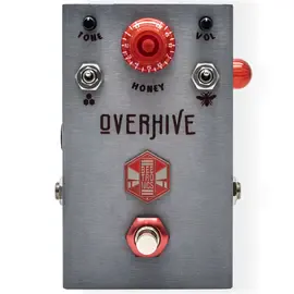 Педаль эффектов для электрогитары Beetronics Overhive Overdrive Limited Edition Metal Cherry