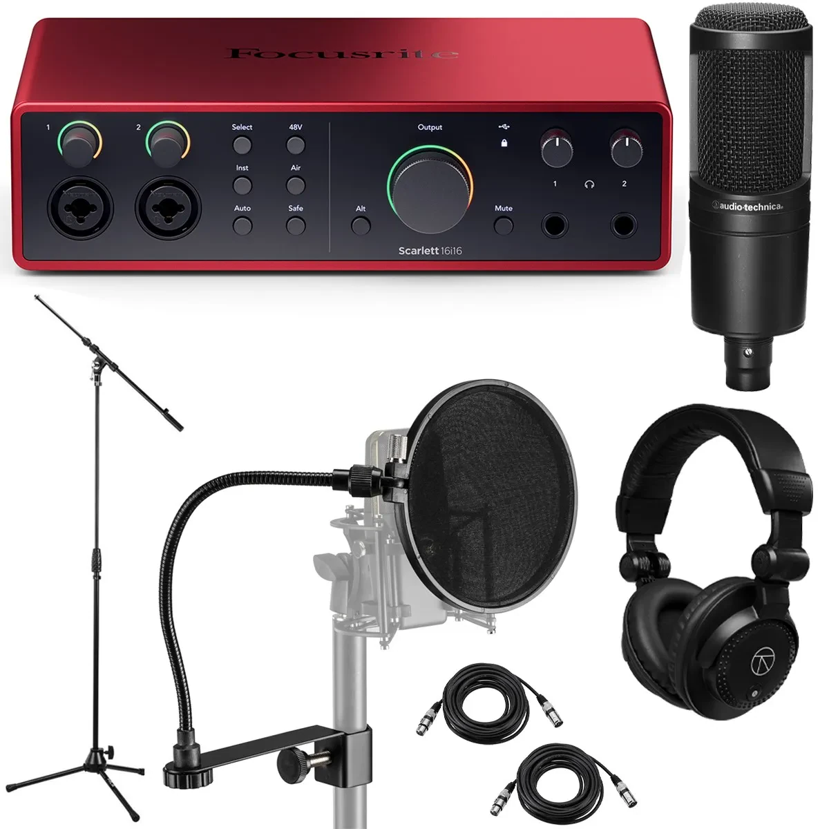 Аудиоинтерфейс Focusrite Scarlett 16i16 4th Gen USB 16x16 (набор)