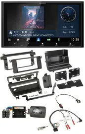Kenwood Bluetooth 2DIN USB DAB Lenkrad Autoradio für BMW 3-er E46 2001-2006 1 Sc
