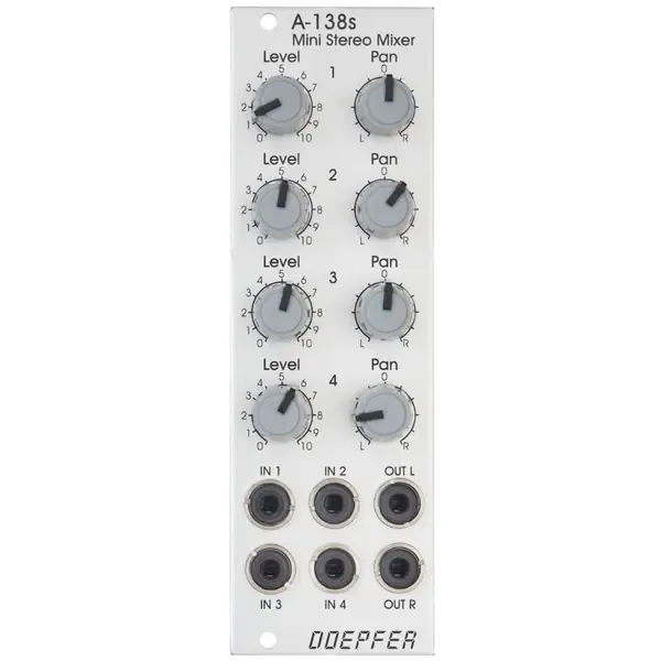 Модульный студийный синтезатор Doepfer A-138s Mini Stereo Mixer