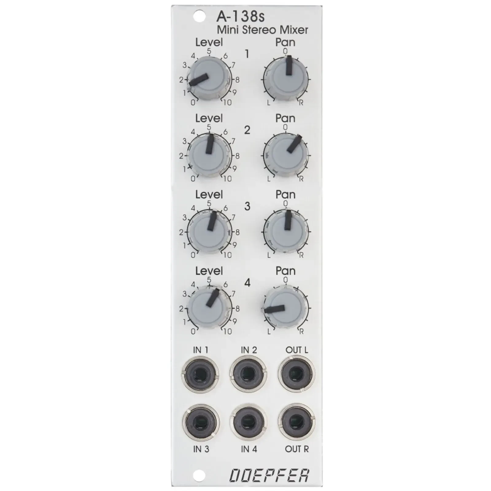 Модульный студийный синтезатор Doepfer A-138s Mini Stereo Mixer
