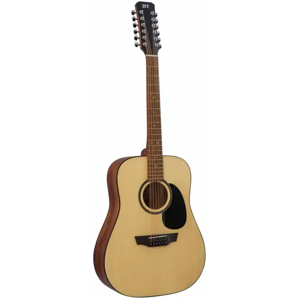 Акустическая гитара 12-струнная Jet Guitars JD-255/12 Dreadnought Open Pore Natural