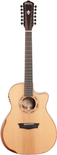 Электроакустическая гитара Washburn G15SCE-12 Comfort Series Grand Auditorium Natural